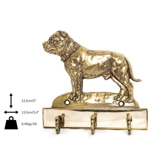 Amerykański Staffordshire terrier wieszak z mosiądzu Art-Dog